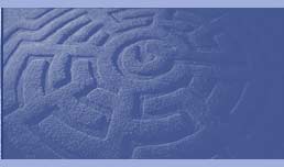 A maze, commonly used as a contemplative tool in spiritual practices.